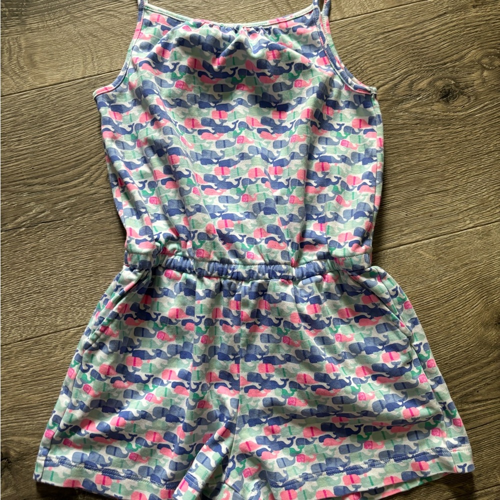 Vineyard Vines Blue and Pink Jumpsuit